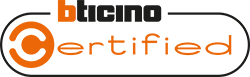 Gecertificeerd BTicino MY HOME installateur